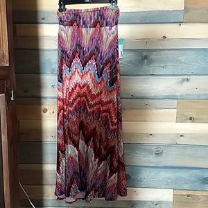 NWT colorful Maxi skirt